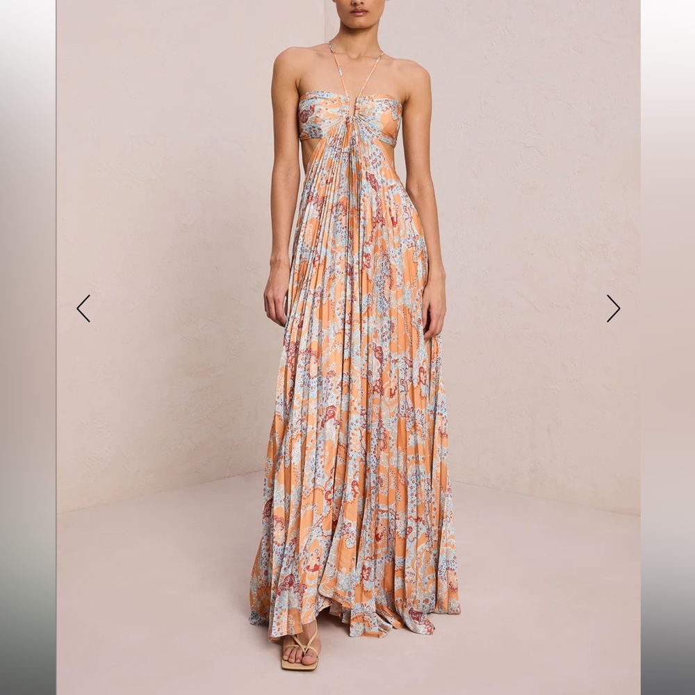 A.L.C pleated maxi dress